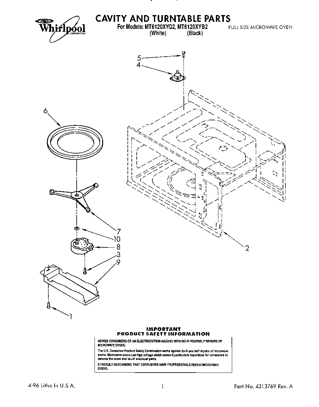 01 - CAVITY AND TURNTABLE, LIT/OPTIONAL