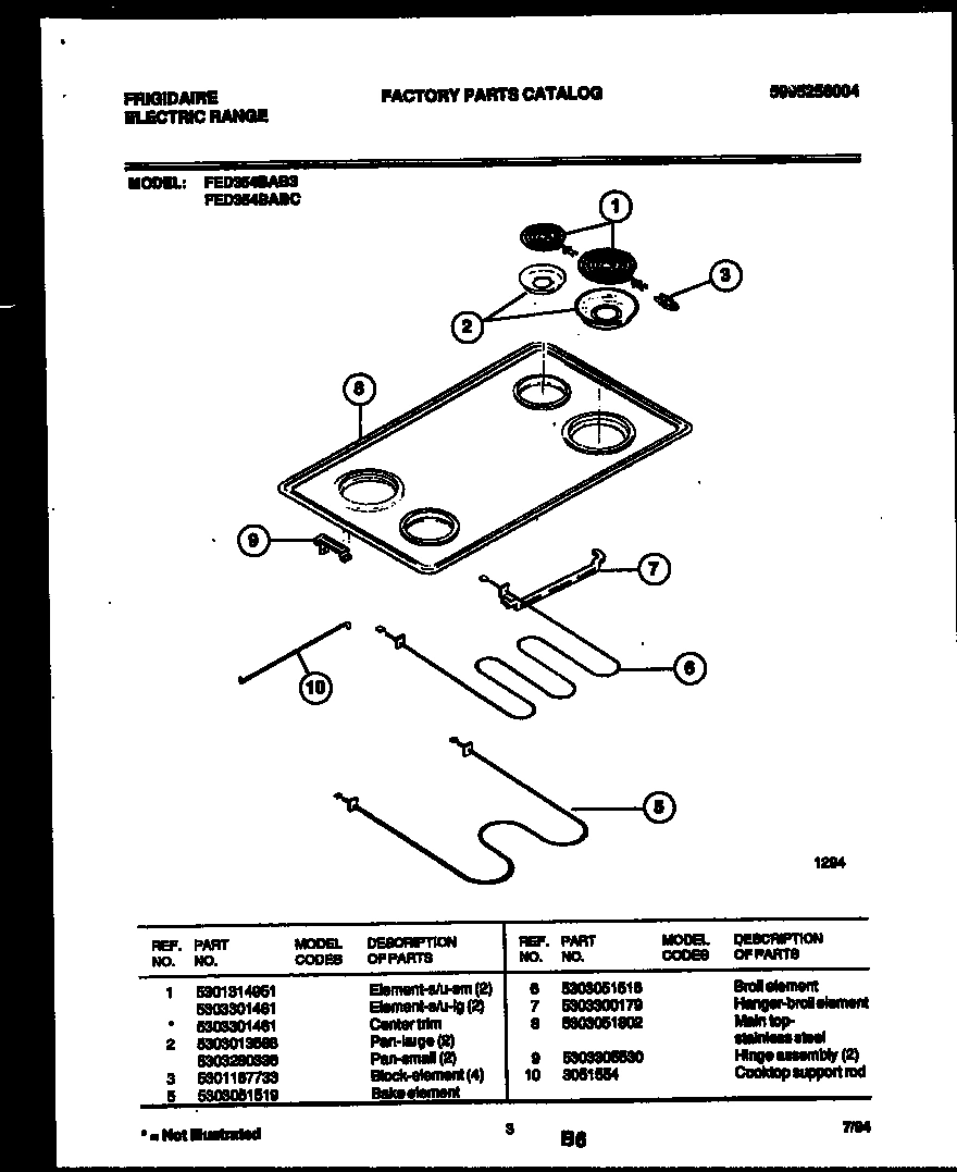 03 - COOKTOP AND BROILER PARTS