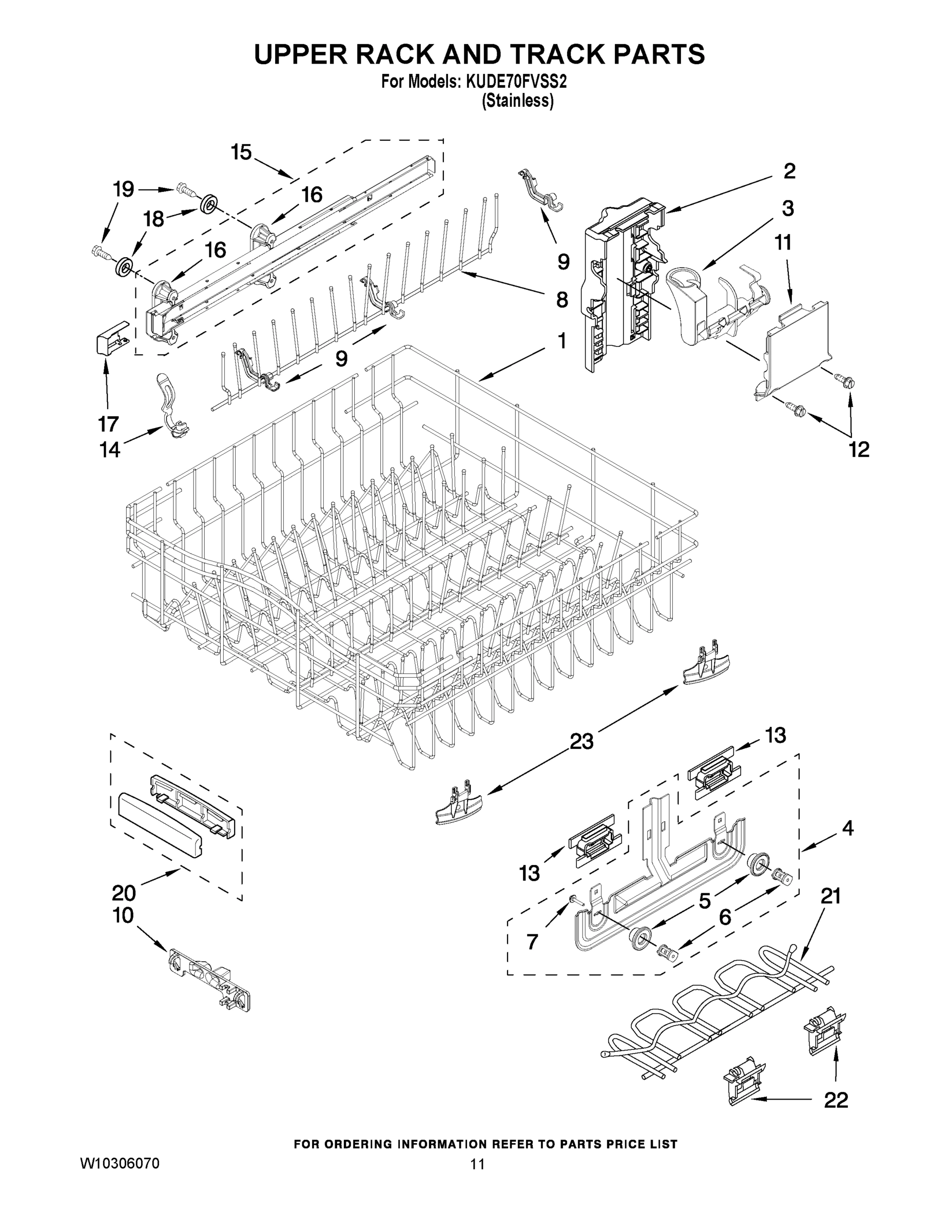 09 - UPPER RACK AND TRACK PARTS