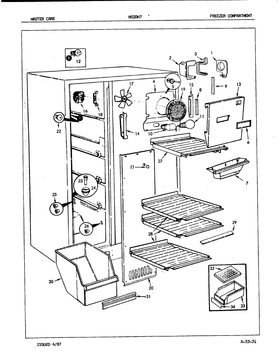 01 - FREEZER COMPARTMENT