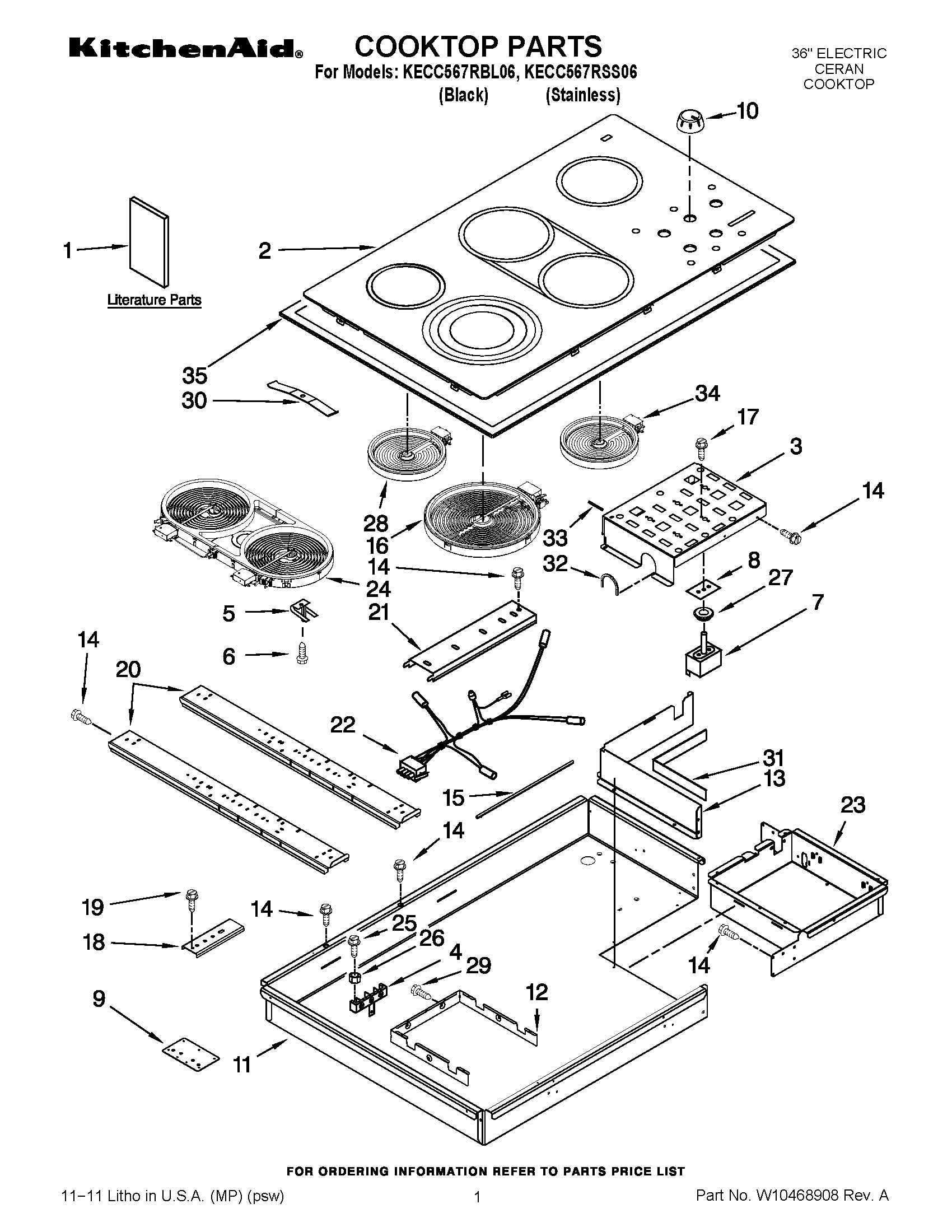 01 - COOKTOP PARTS
