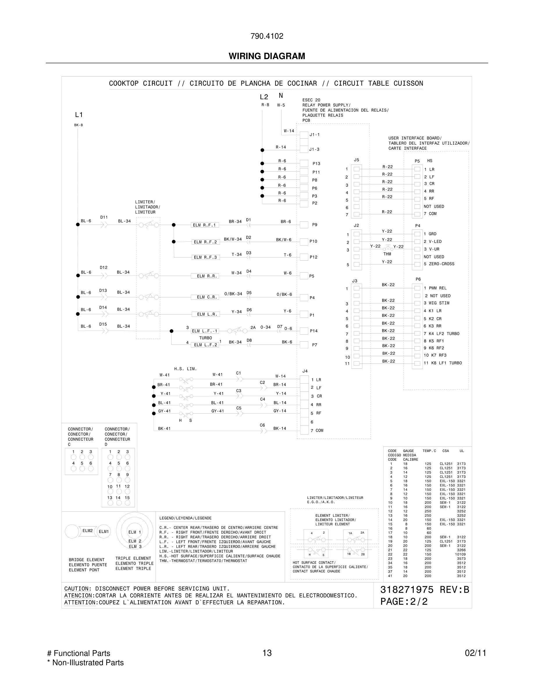 13 - WIRING DIAGRAM