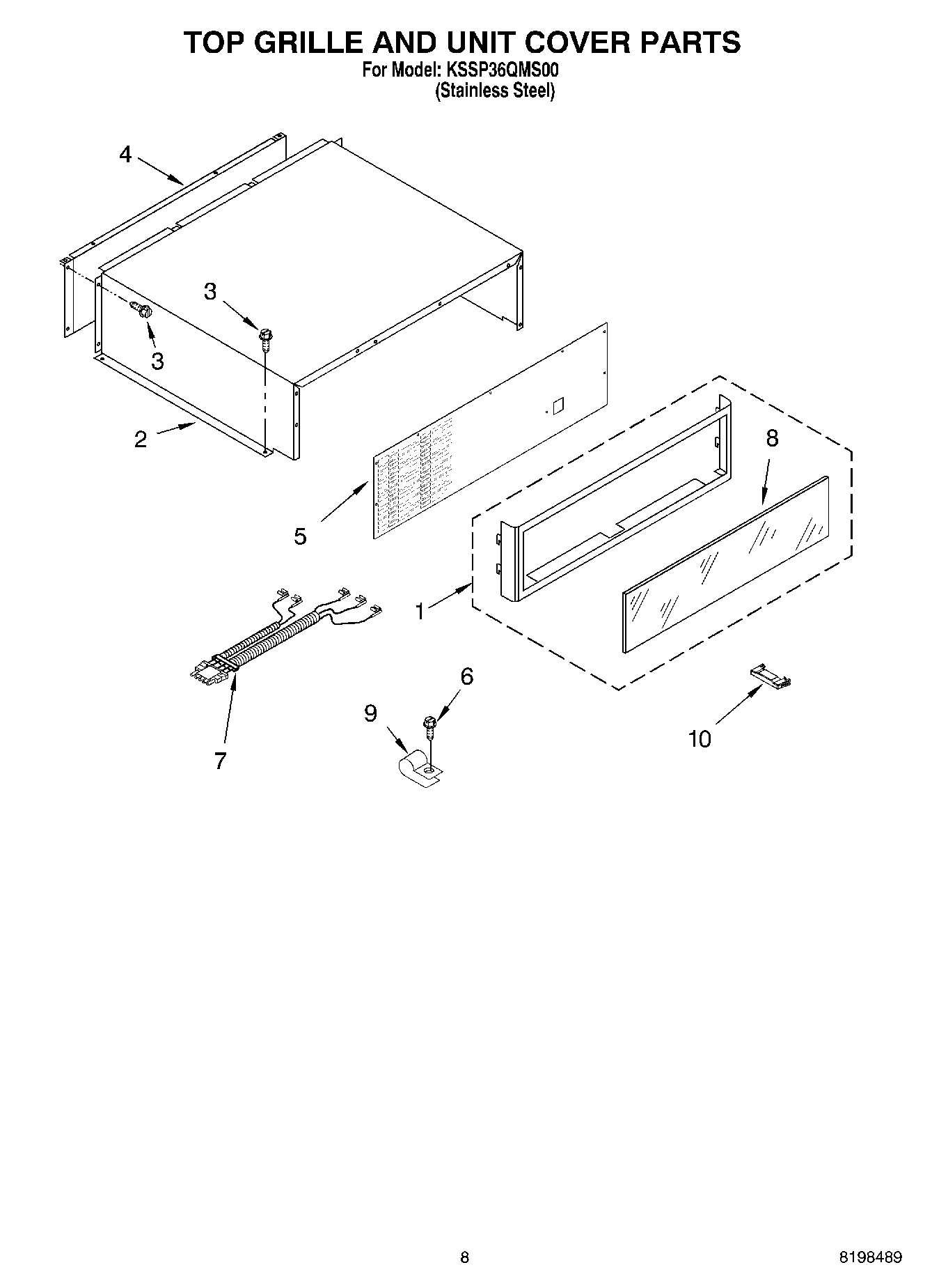 06 - TOP GRILLE AND UNIT COVER PARTS
