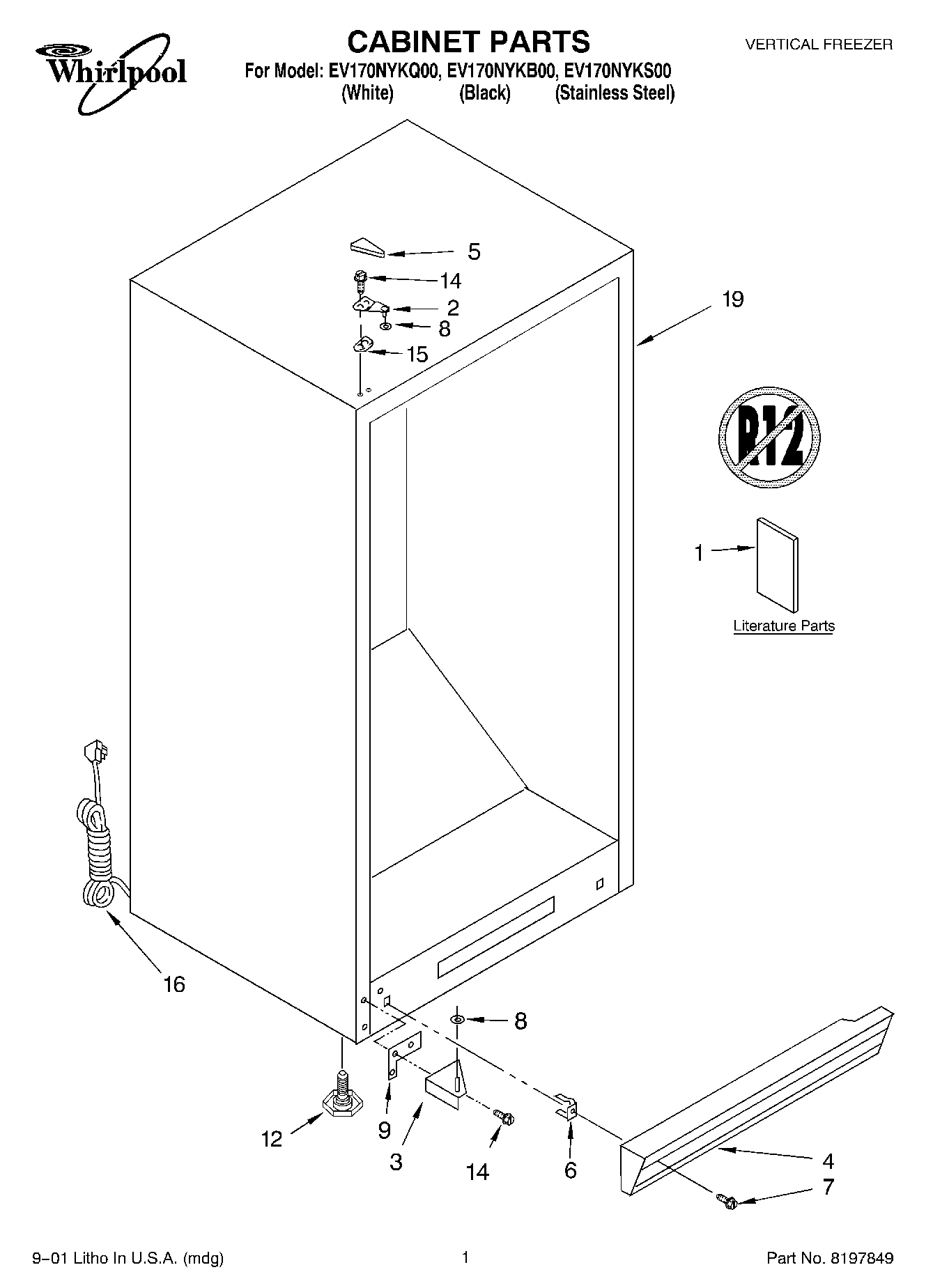 01 - CABINET, LITERATURE