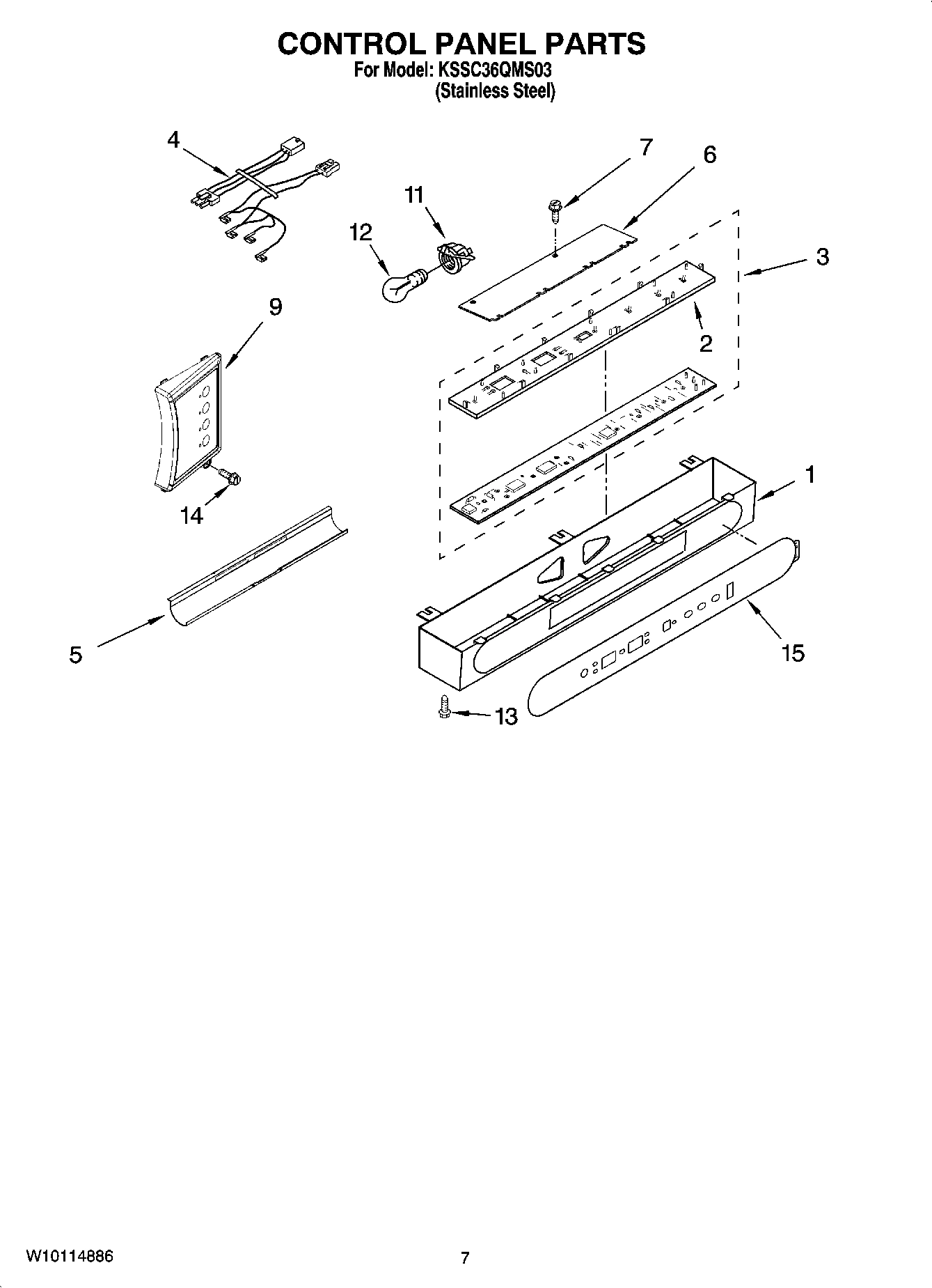 05 - CONTROL PANEL PARTS