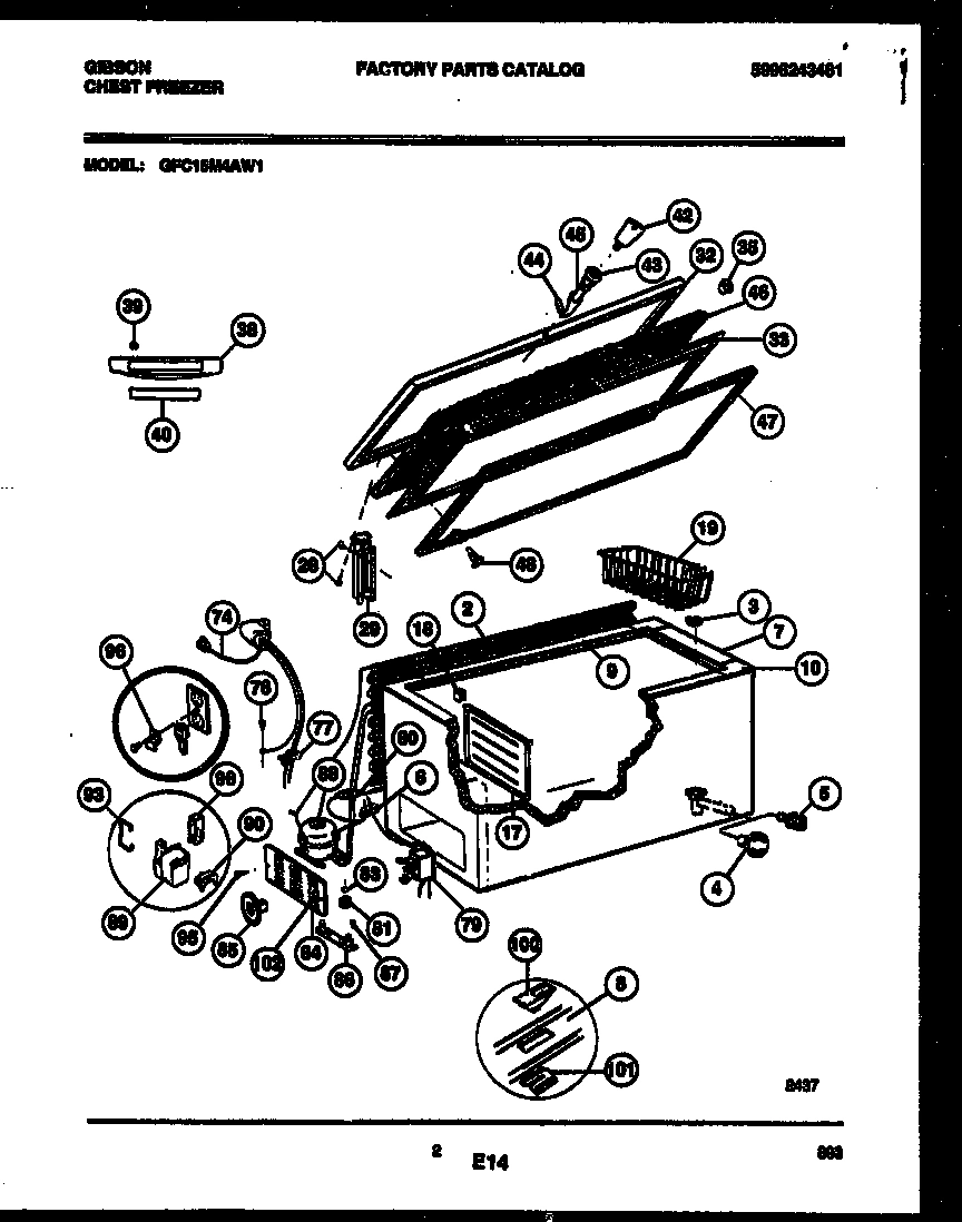 02 - CHEST FREEZER PARTS
