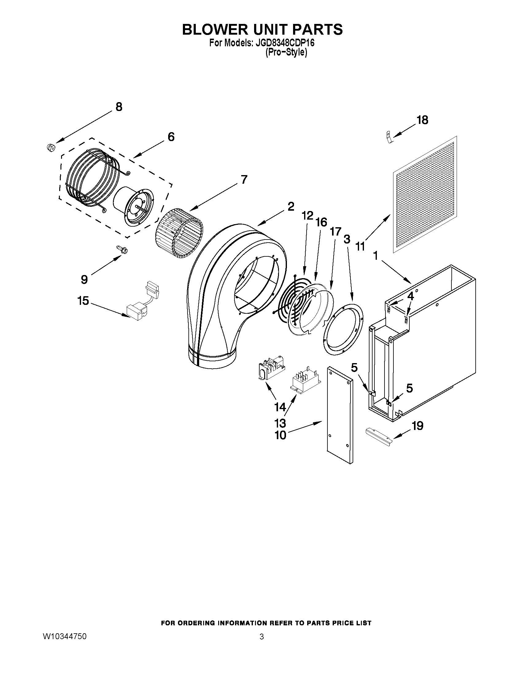 02 - BLOWER UNIT PARTS