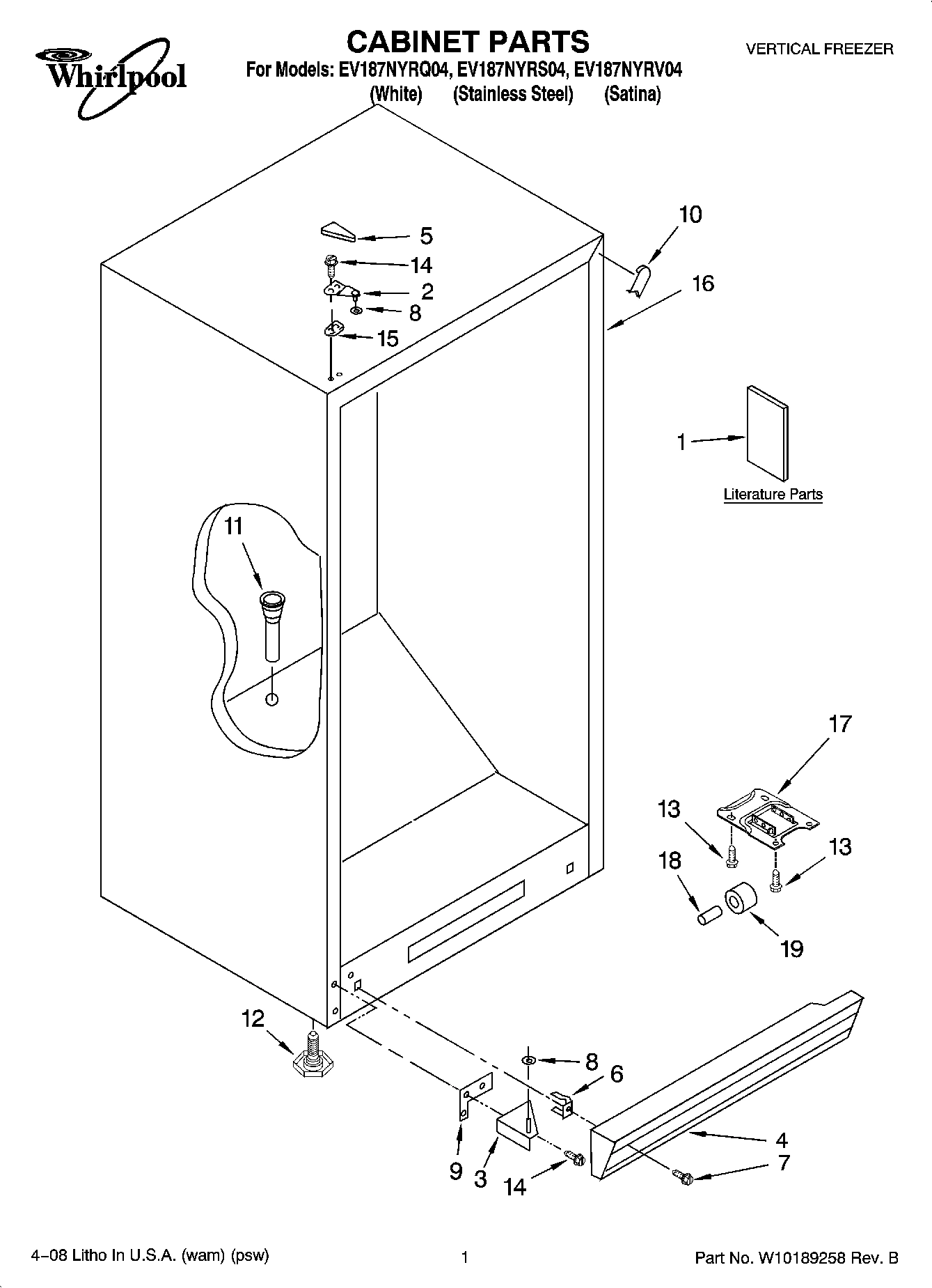 01 - CABINET PARTS