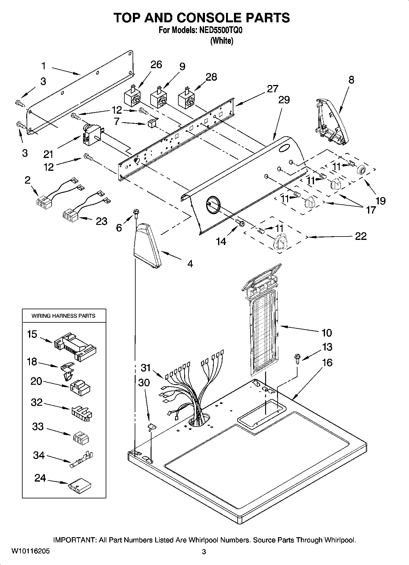 02 - TOP AND CONSOLE PARTS