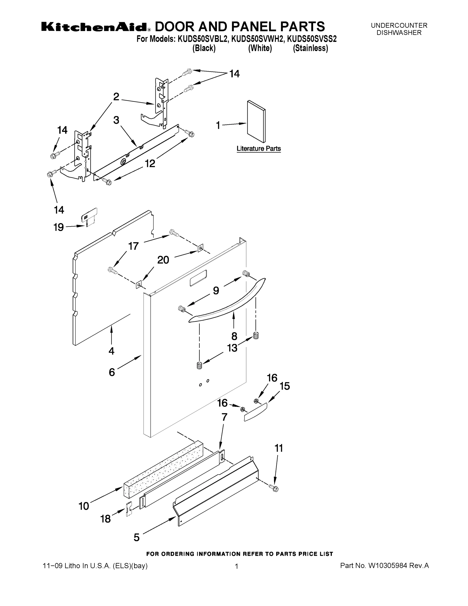 01 - DOOR AND PANEL PARTS