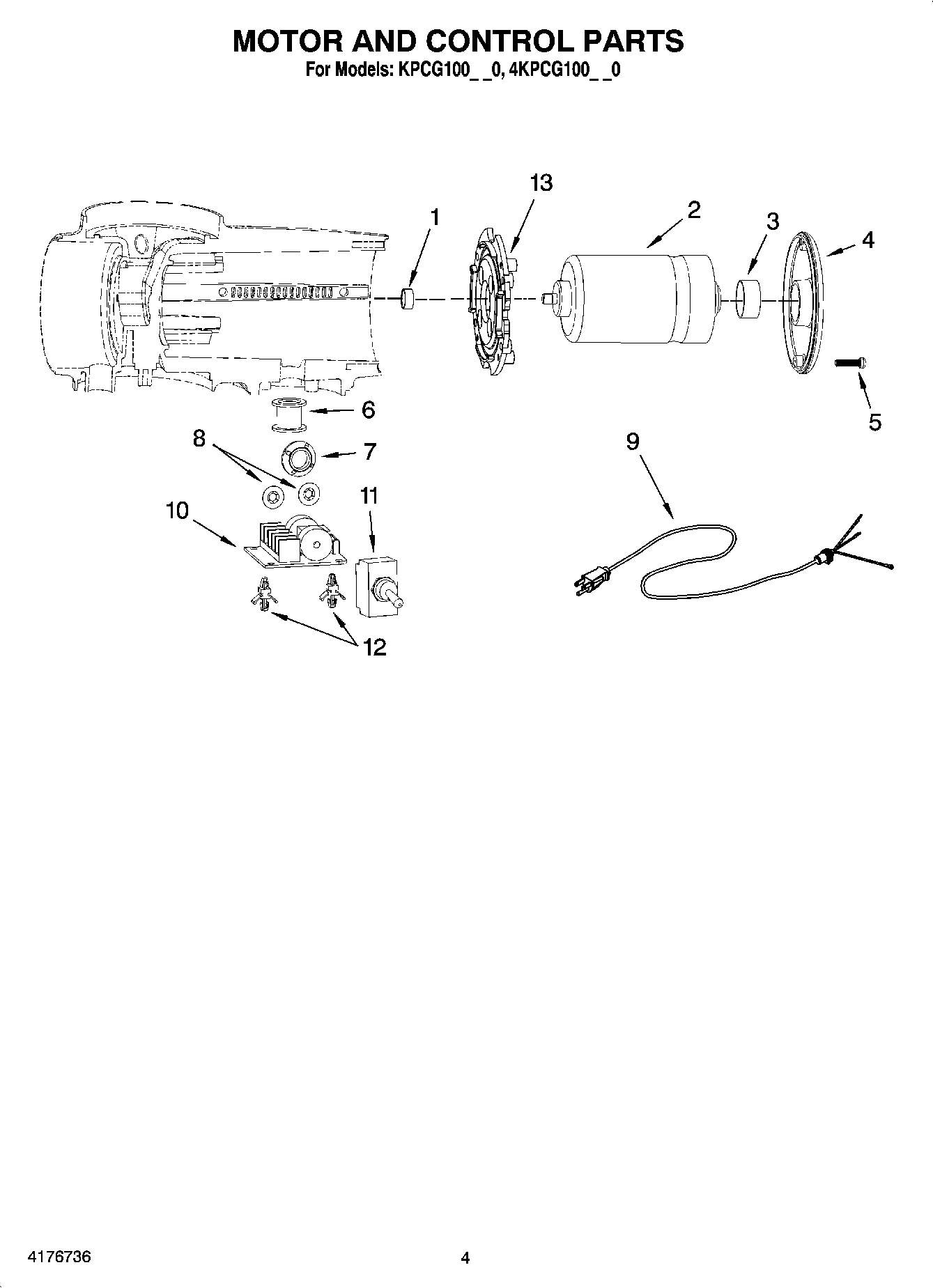 03 - MOTOR AND CONTROL PARTS