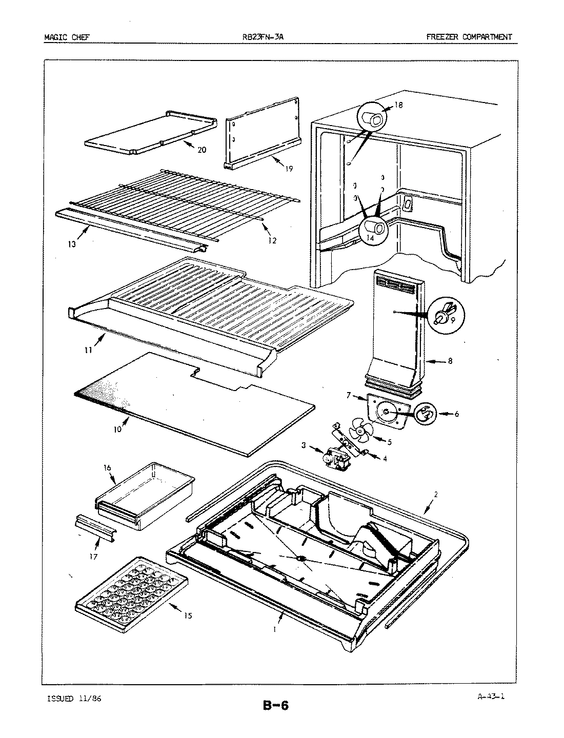 01 - FREEZER COMPARTMENT