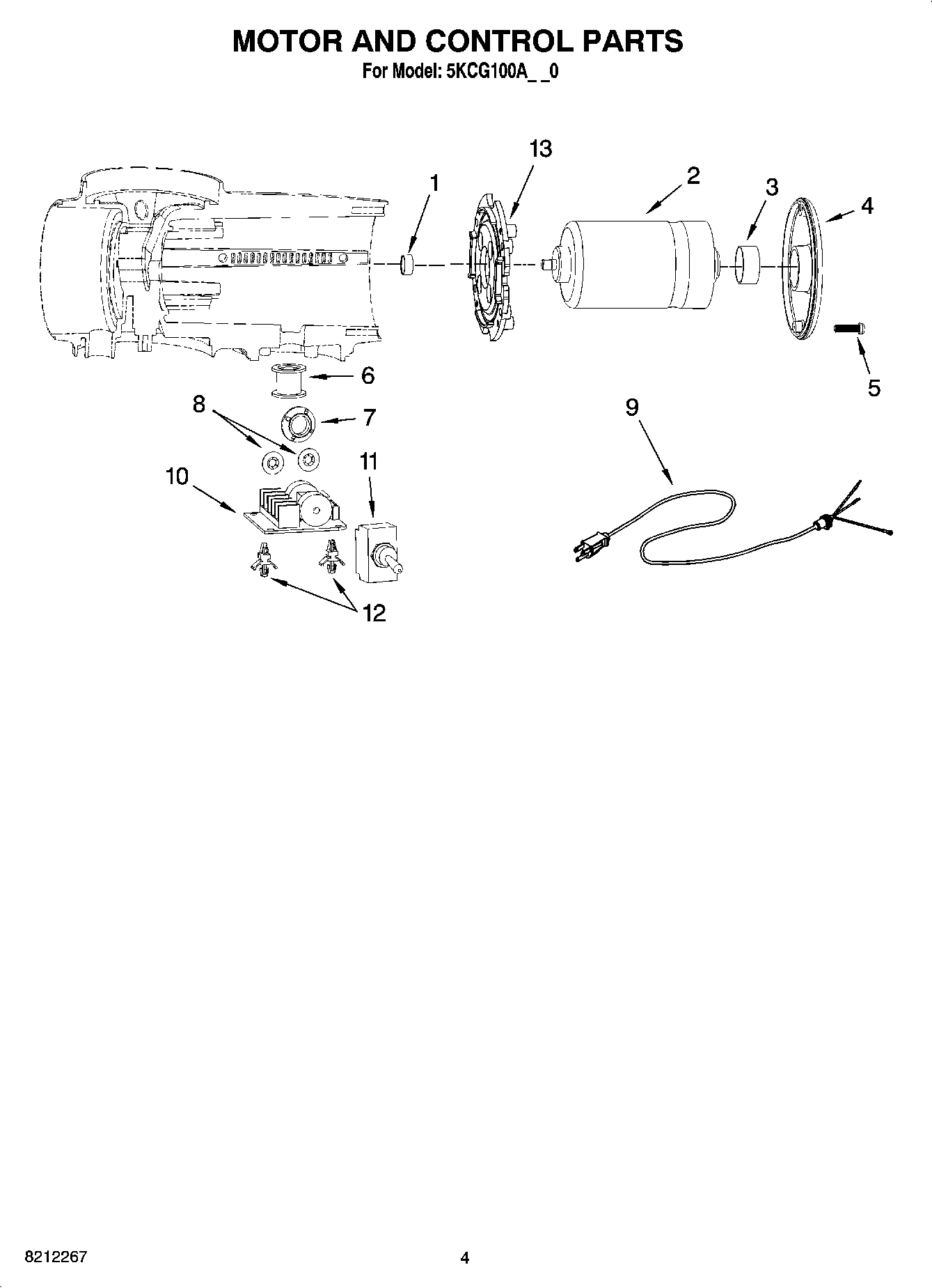 03 - MOTOR AND CONTROL PARTS