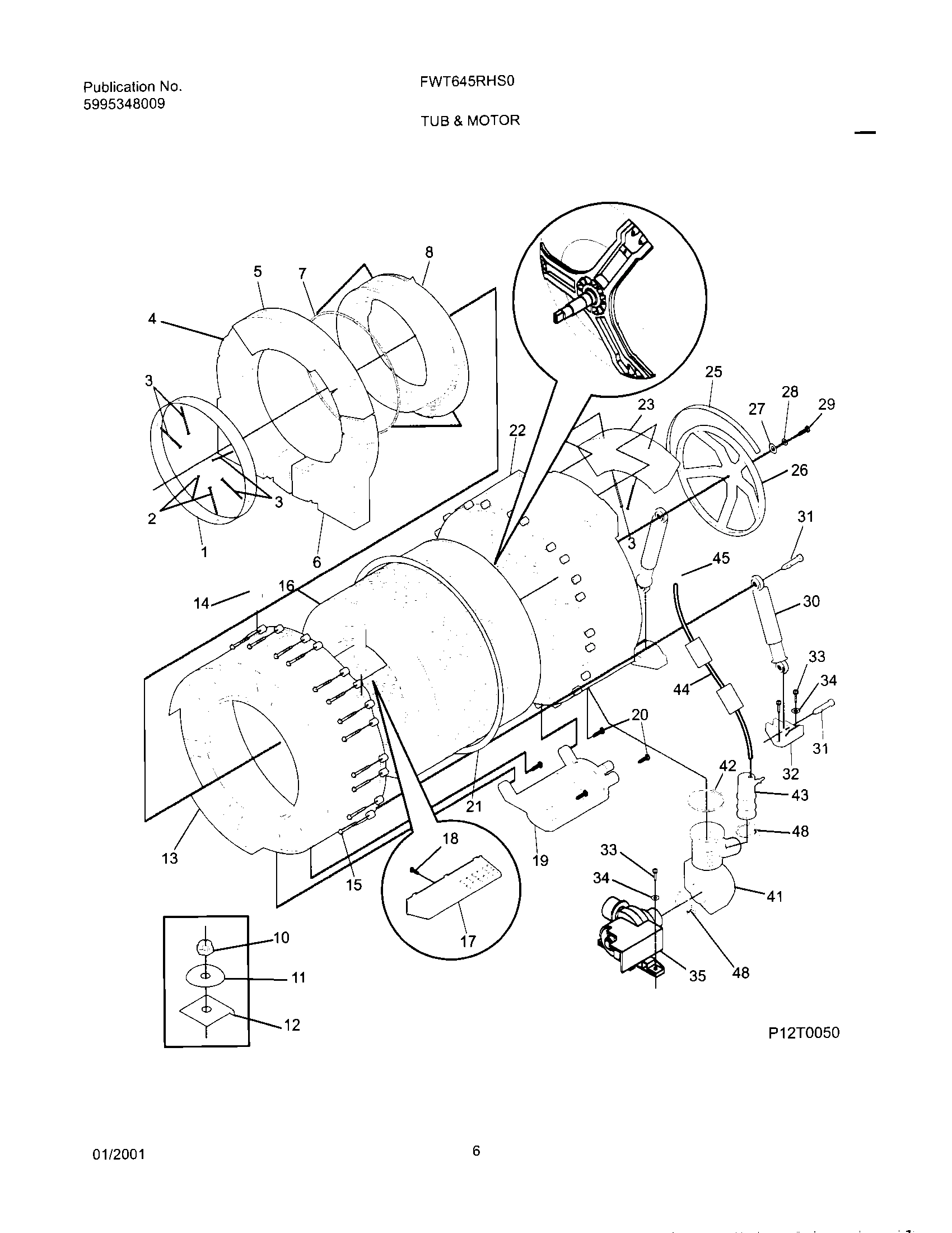 07 - WSHR TUB,MOTOR