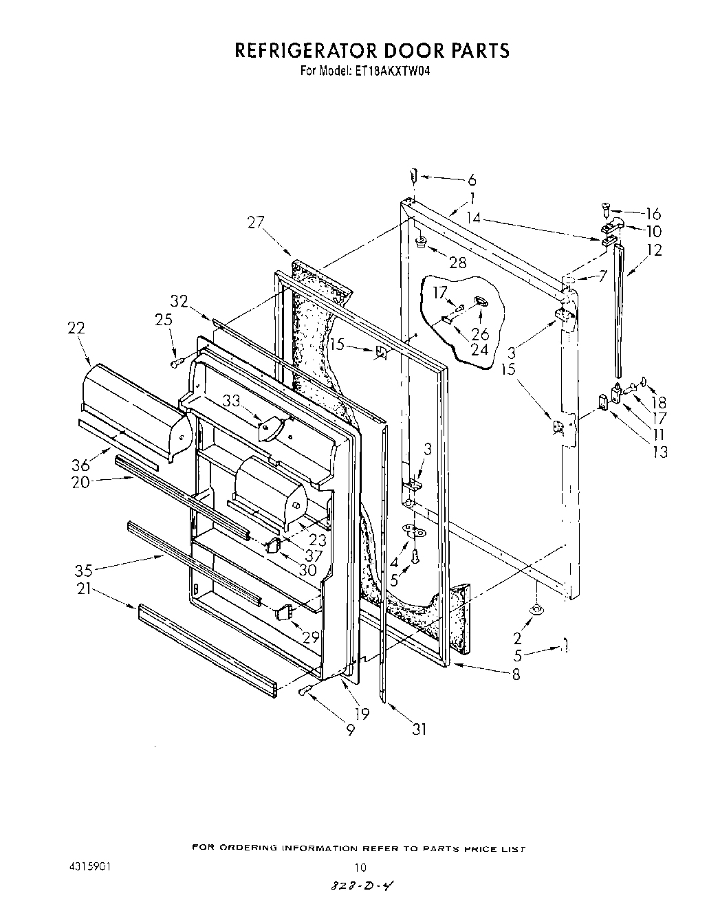 08 - REFRIGERATOR DOOR , LIT/OPTIONAL