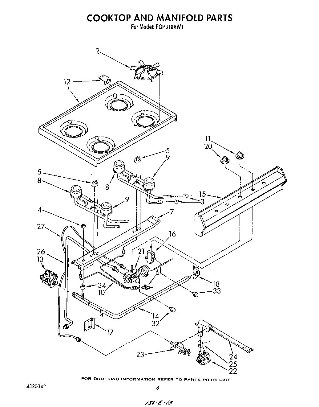 06 - COOK TOP AND MANIFOLD , LITERATURE