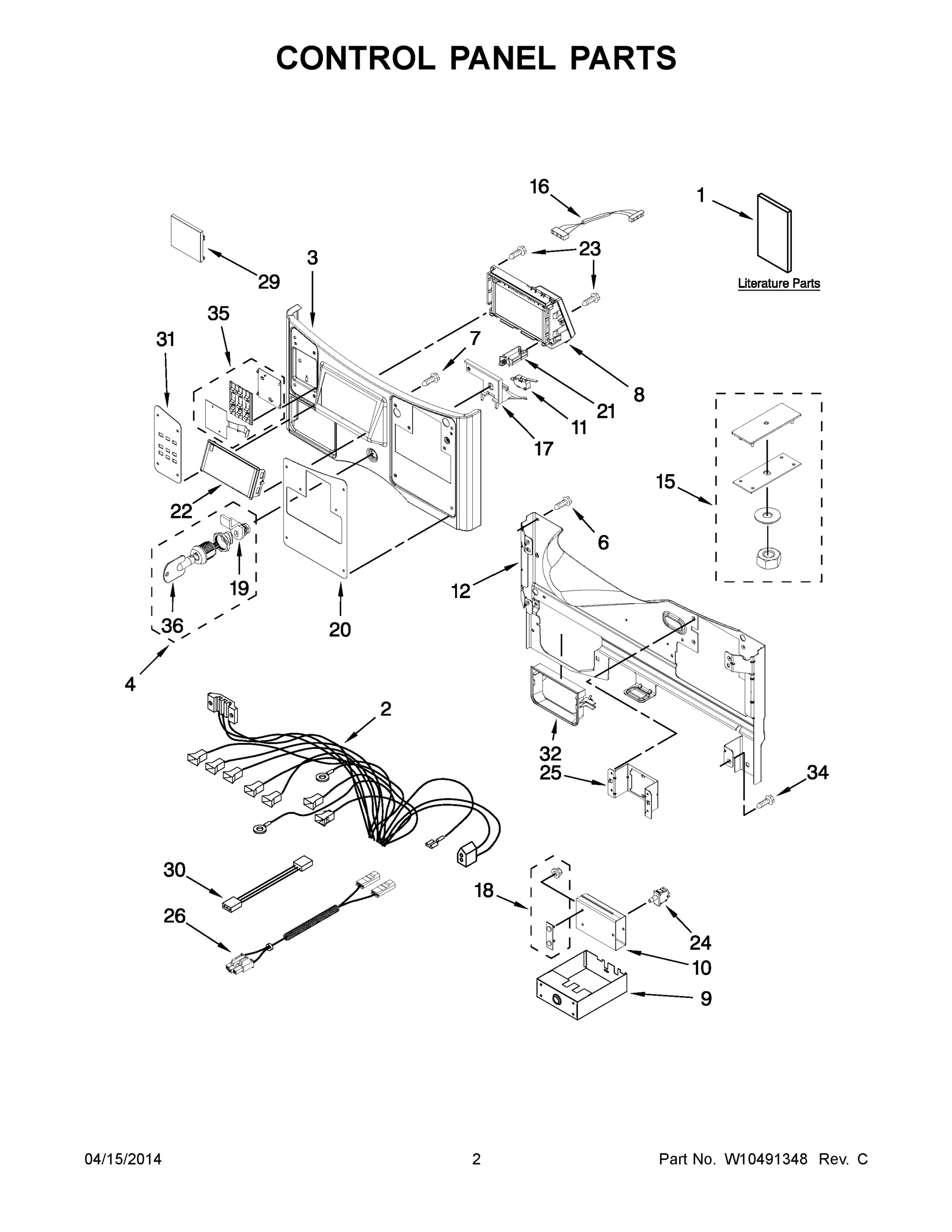 02 - CONTROL PANEL PARTS