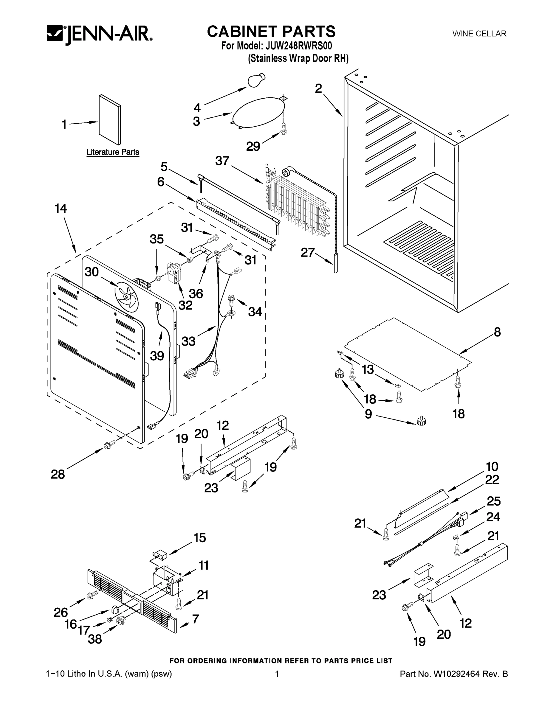 01 - CABINET PARTS