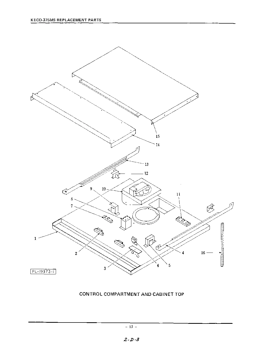 08 - CONTROL COMPARTMENT AND CABINET TOP