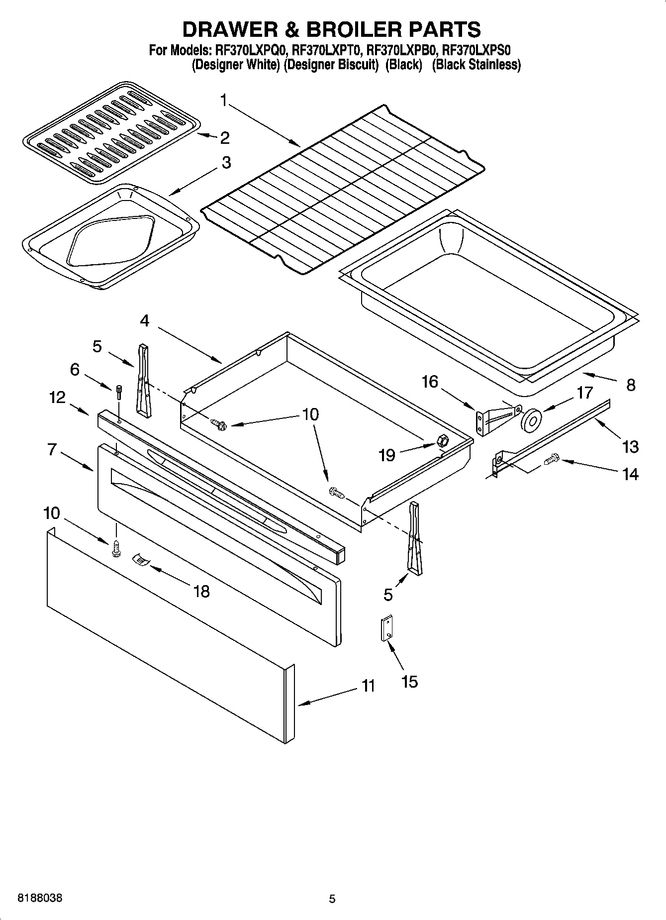 04 - DRAWER & BROILER PARTS