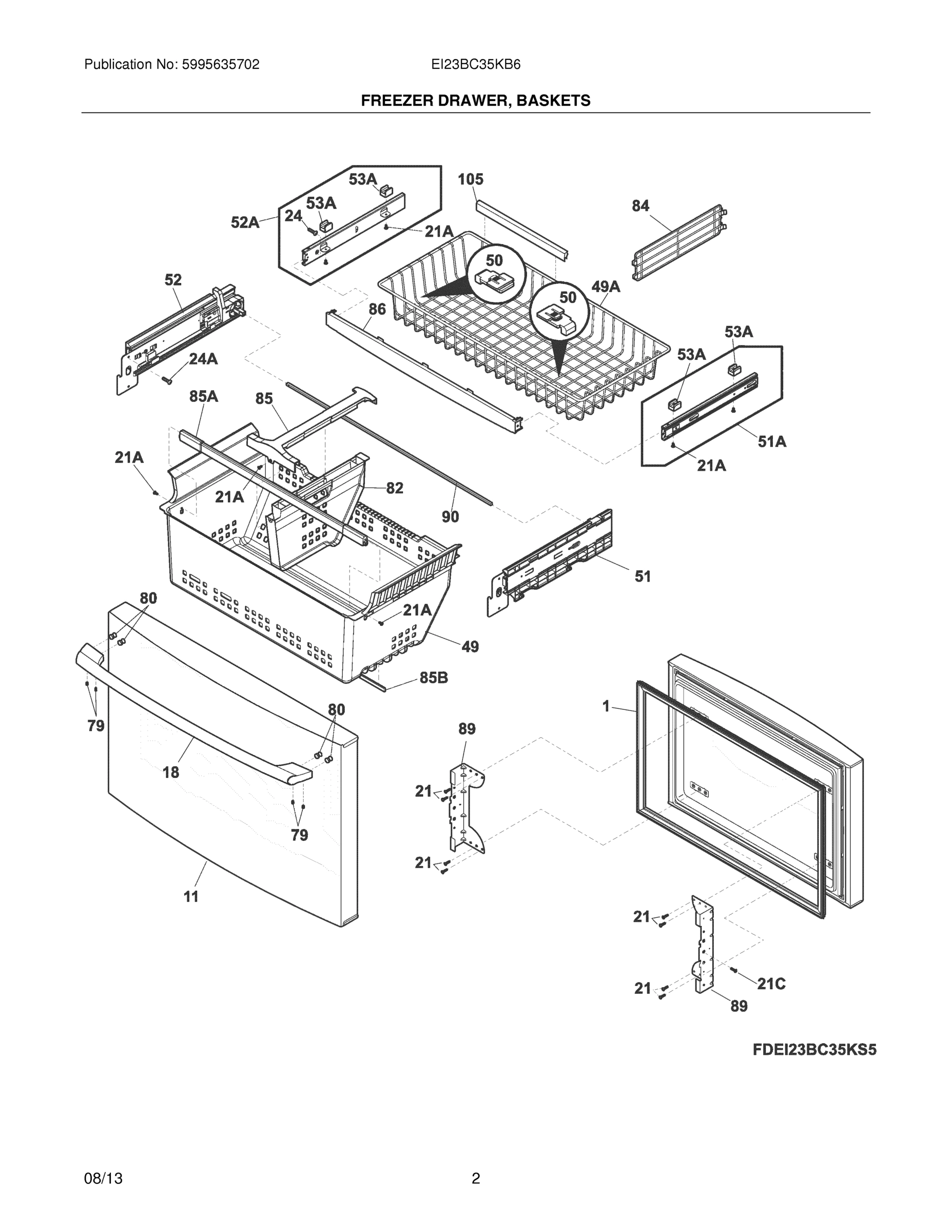 03 - FREEZER DRAWER, BASKETS