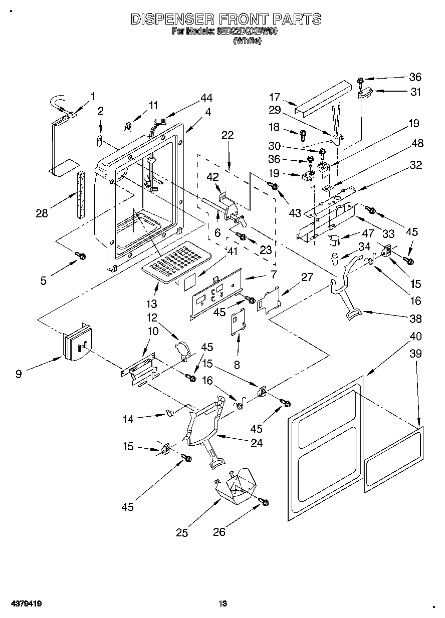 08 - DISPENSER FRONT