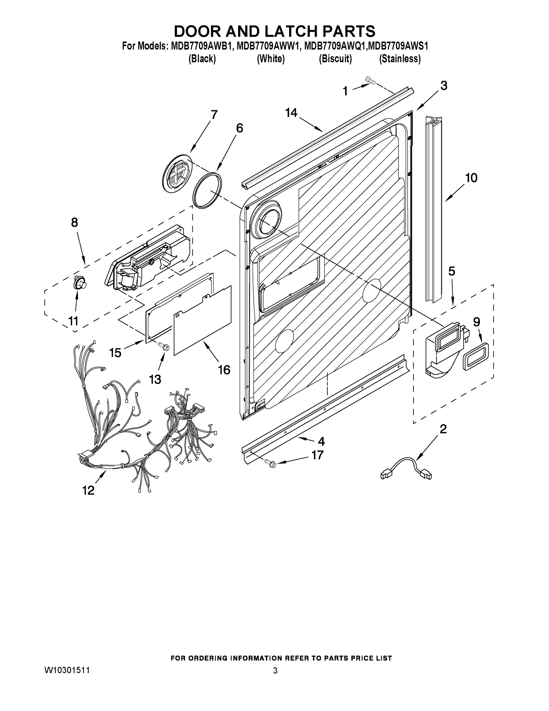 03 - DOOR AND LATCH PARTS