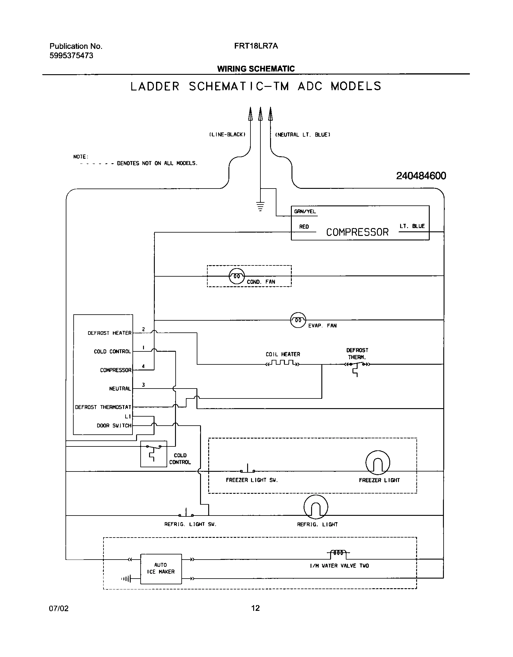 12 - WIRING SCHEMATIC