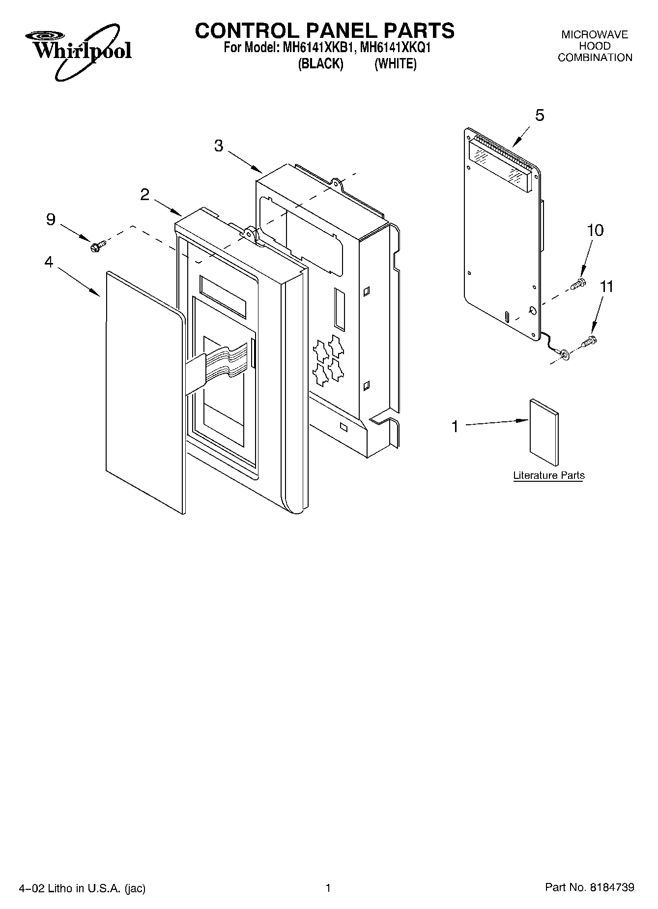 01 - CONTROL PANEL, LITERATURE