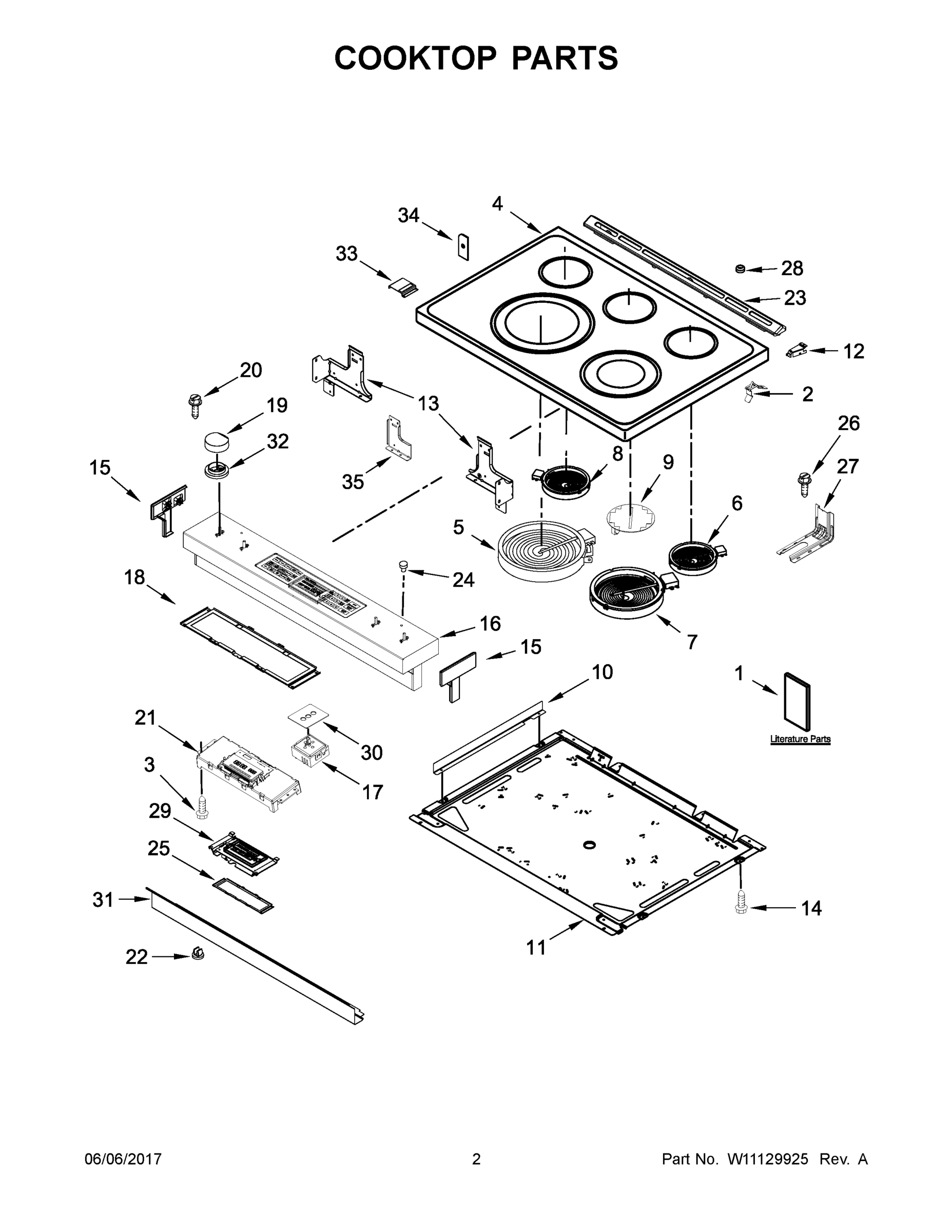02 - COOKTOP PARTS