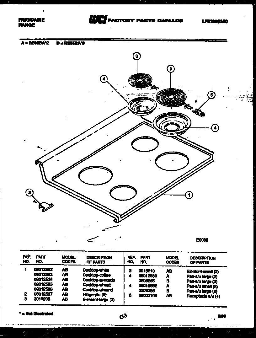 05 - COOKTOP PARTS