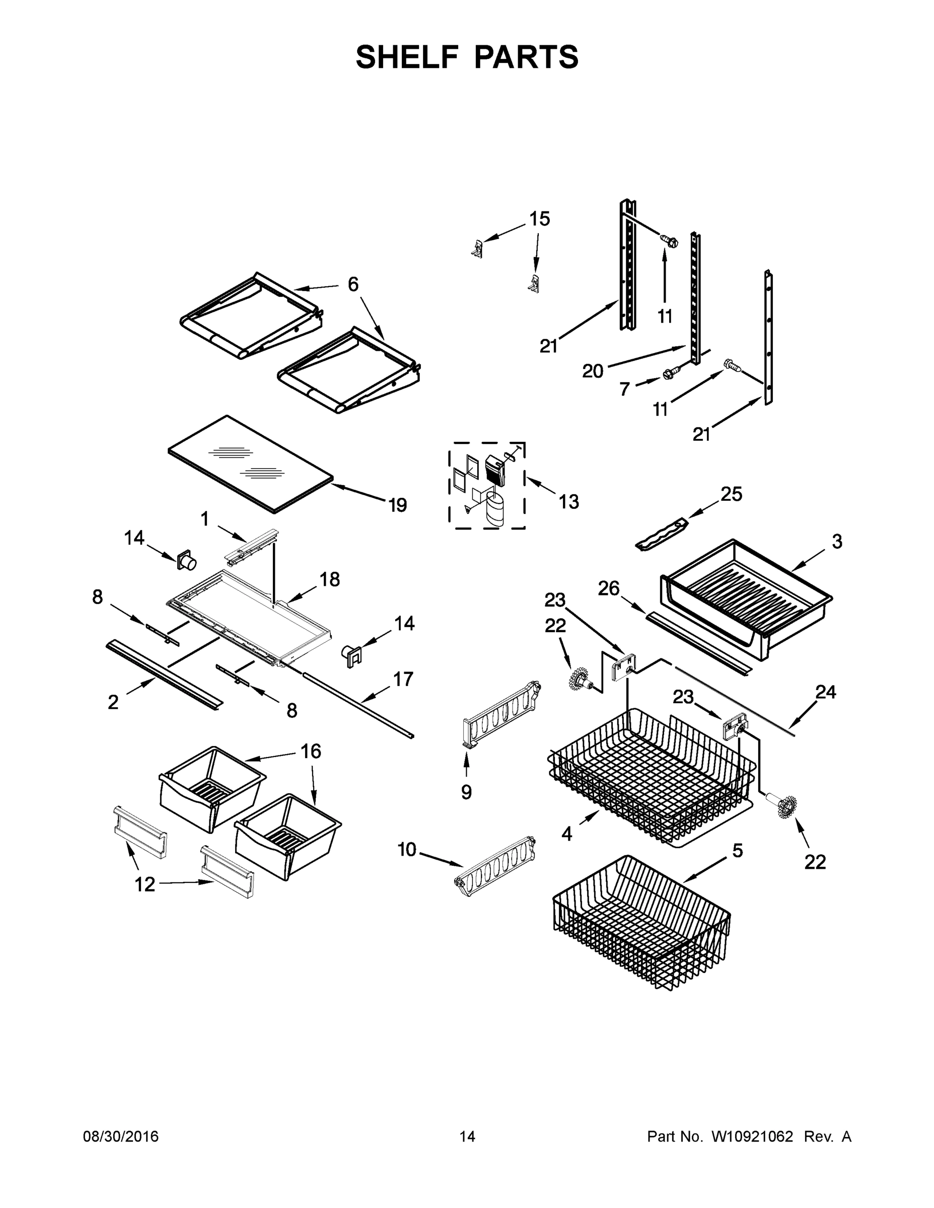08 - SHELF PARTS