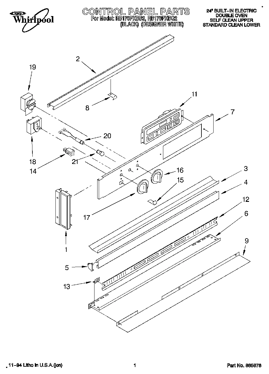 01 - CONTROL PANEL, LITERATURE