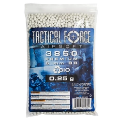 Tactical Force .25 Bio 6mm BB Qty 3850 Bag White