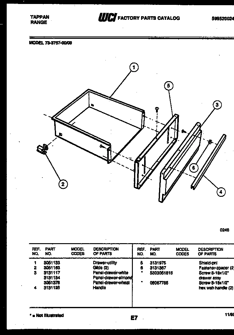 10 - DRAWER PARTS