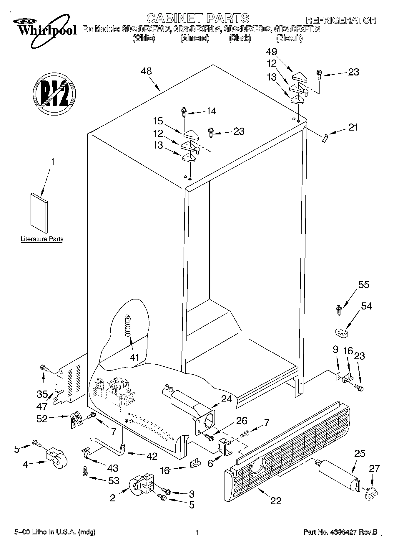 01 - CABINET, LITERATURE