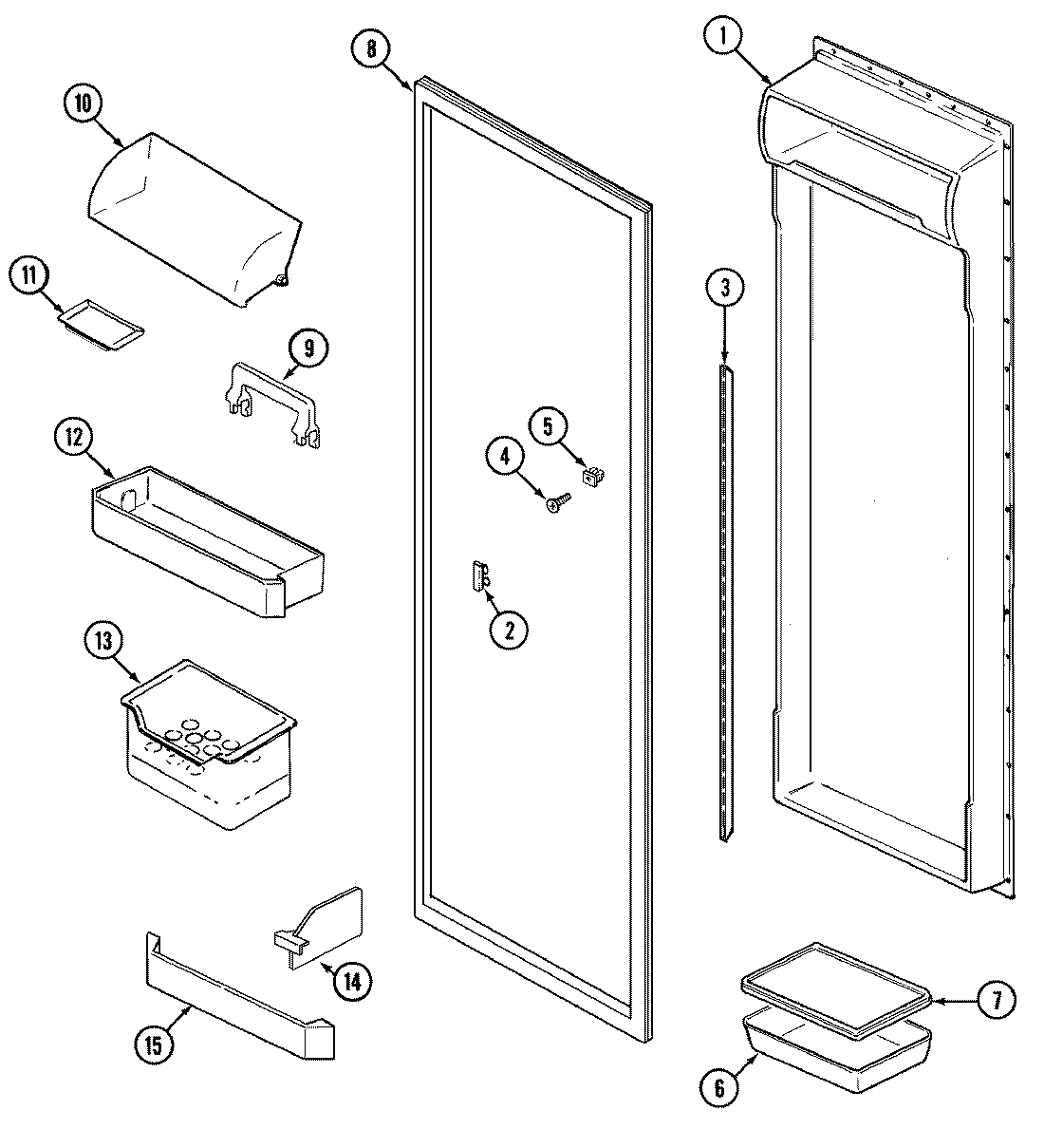 10 - FRESH FOOD INNER DOOR (REV.11)