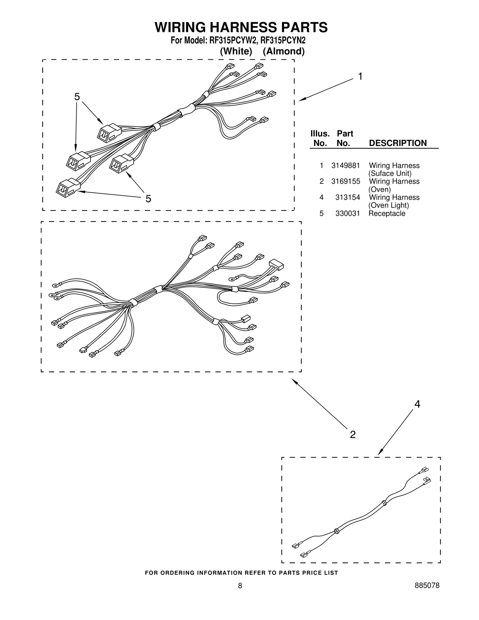 WIRING HARNESS PARTS