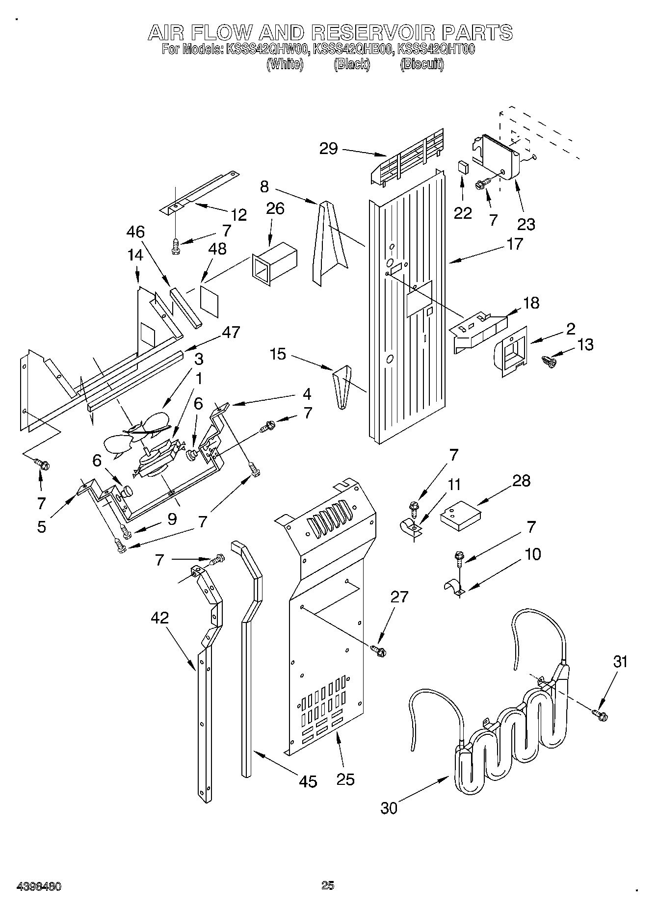 16 - AIR FLOW AND RESERVOIR
