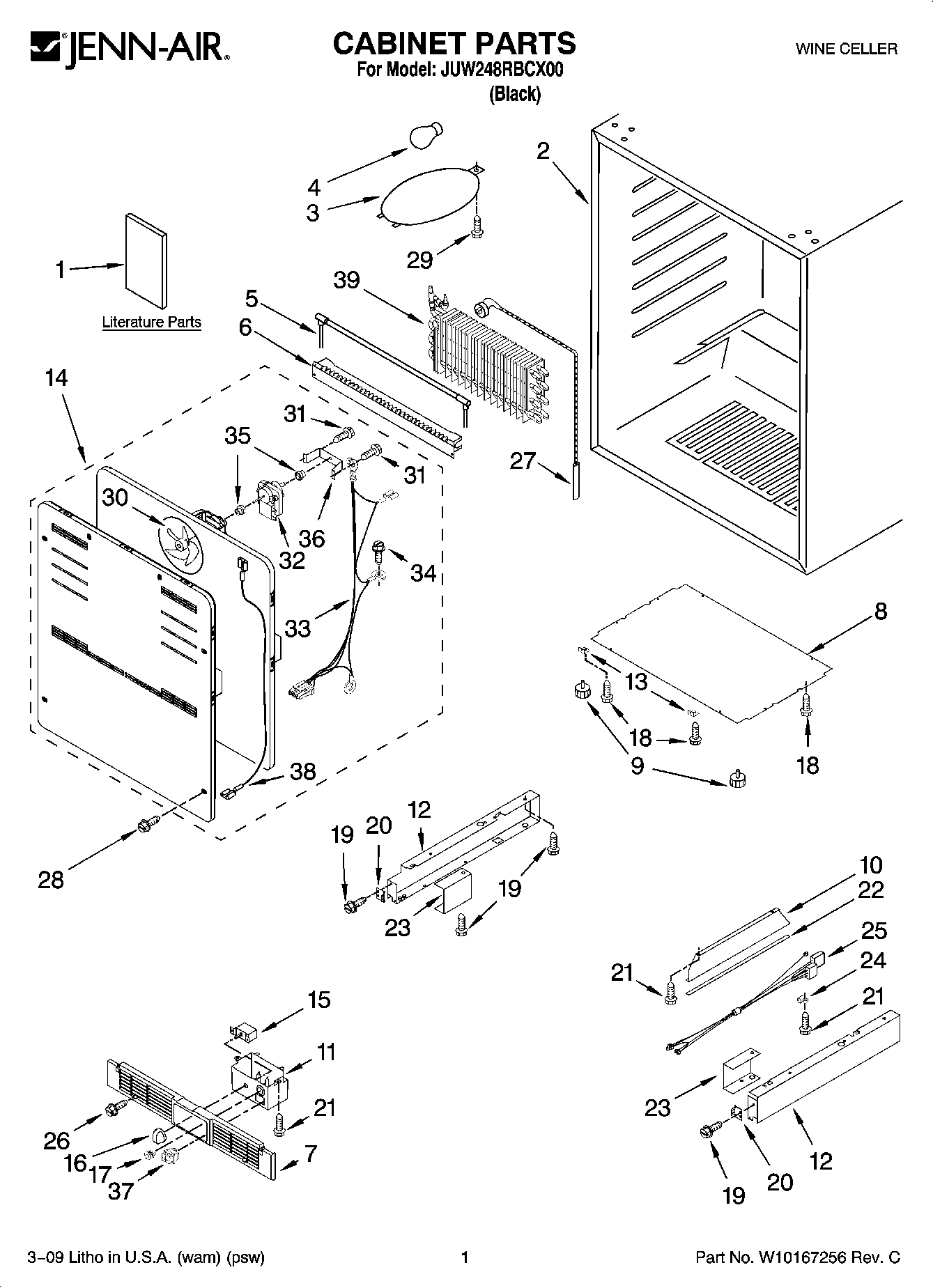 01 - CABINET PARTS