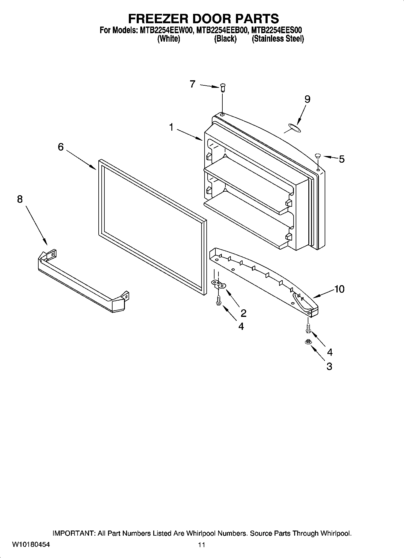 06 - FREEZER DOOR PARTS, OPTIONAL PARTS