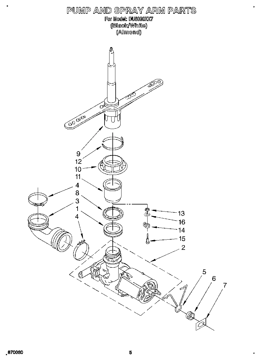 04 - PUMP AND SPRAY ARM