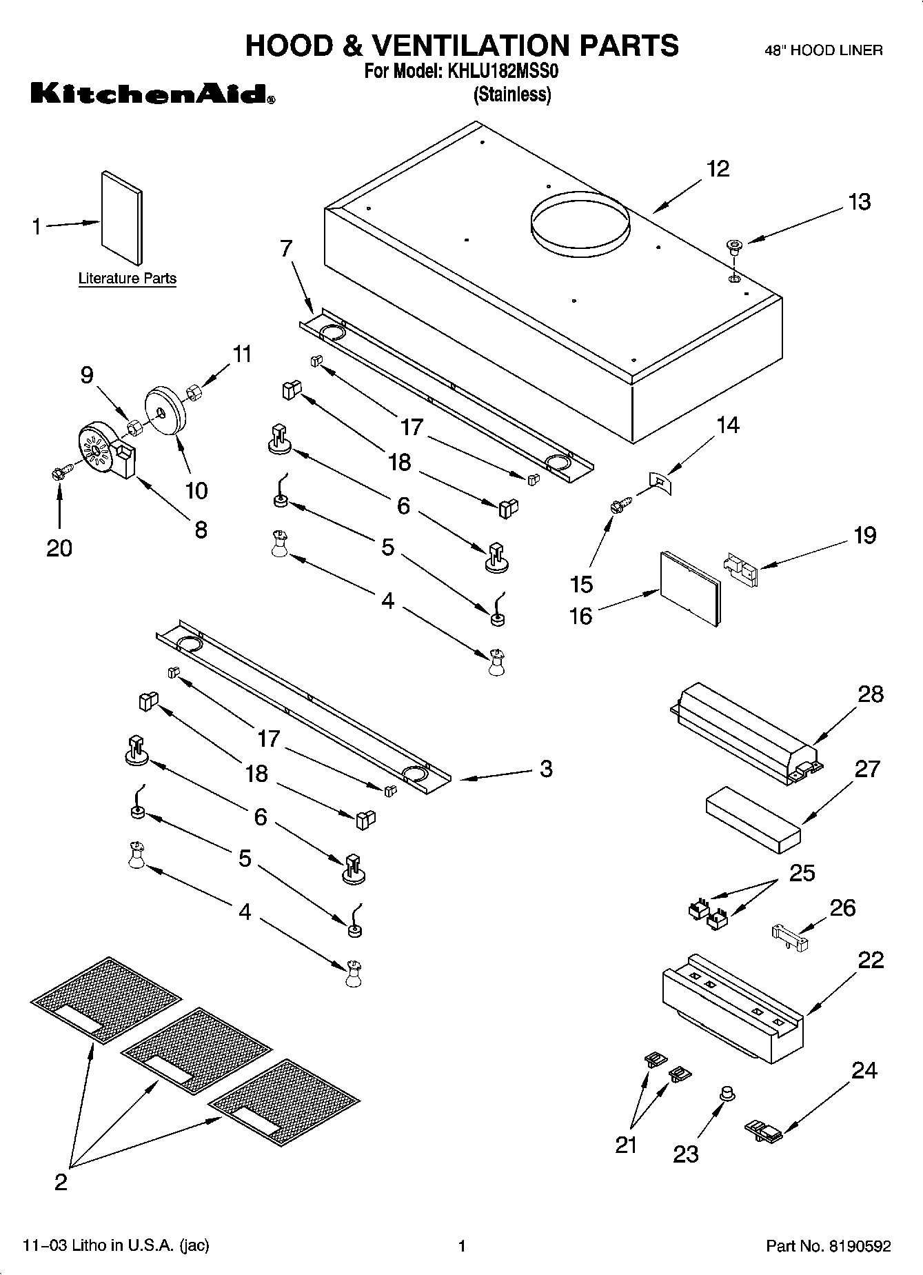 01 - HOOD & VENTILATION PARTS