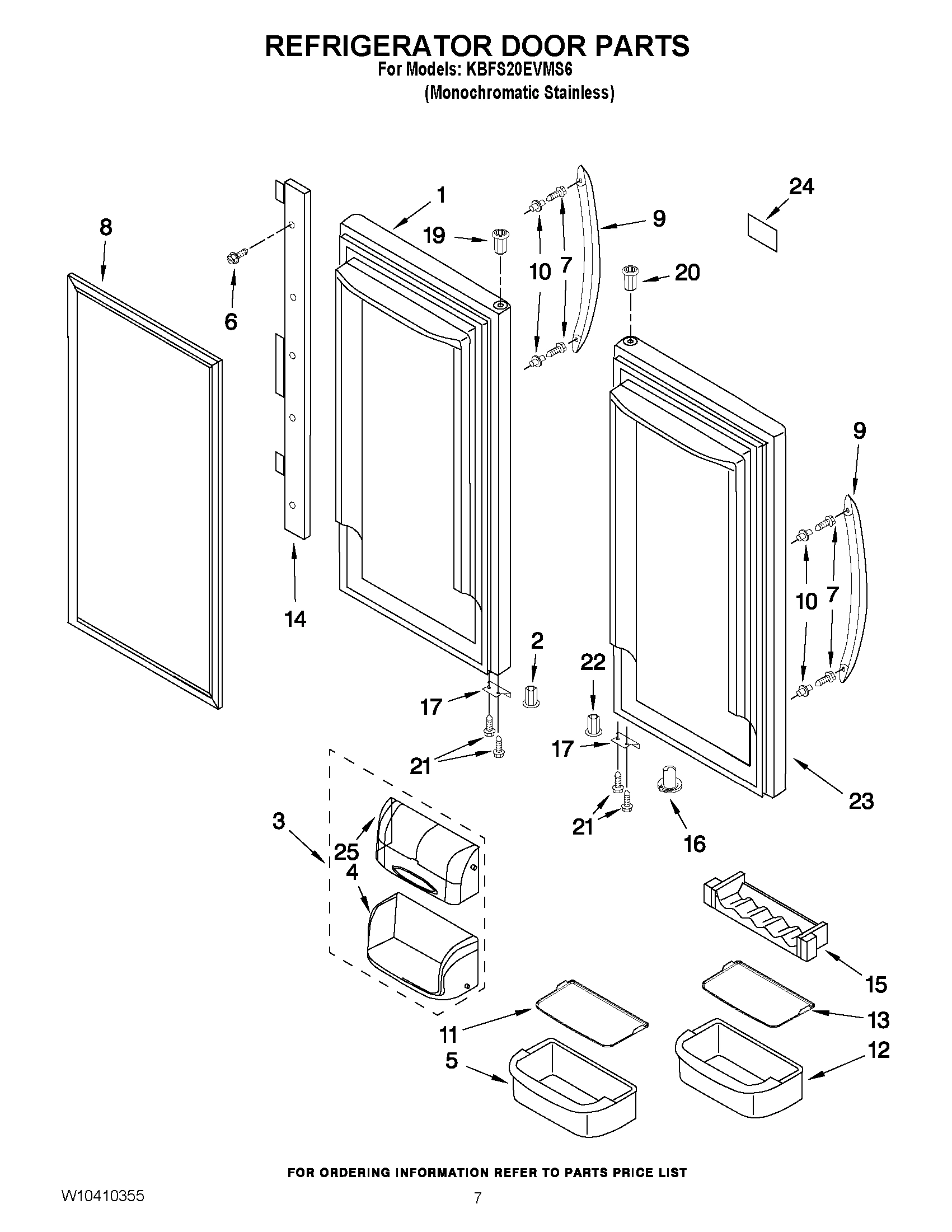 04 - REFRIGERATOR DOOR PARTS