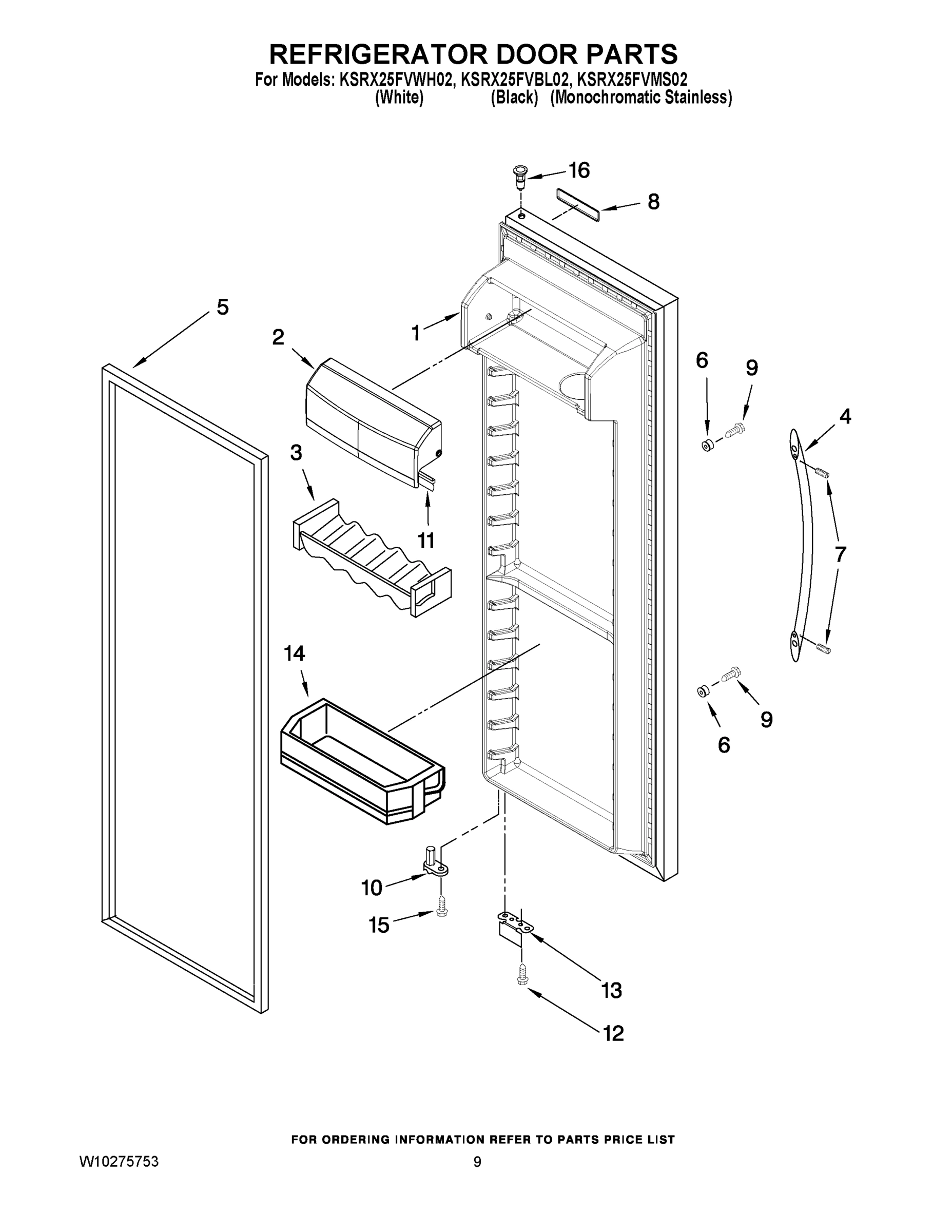 06 - REFRIGERATOR DOOR PARTS