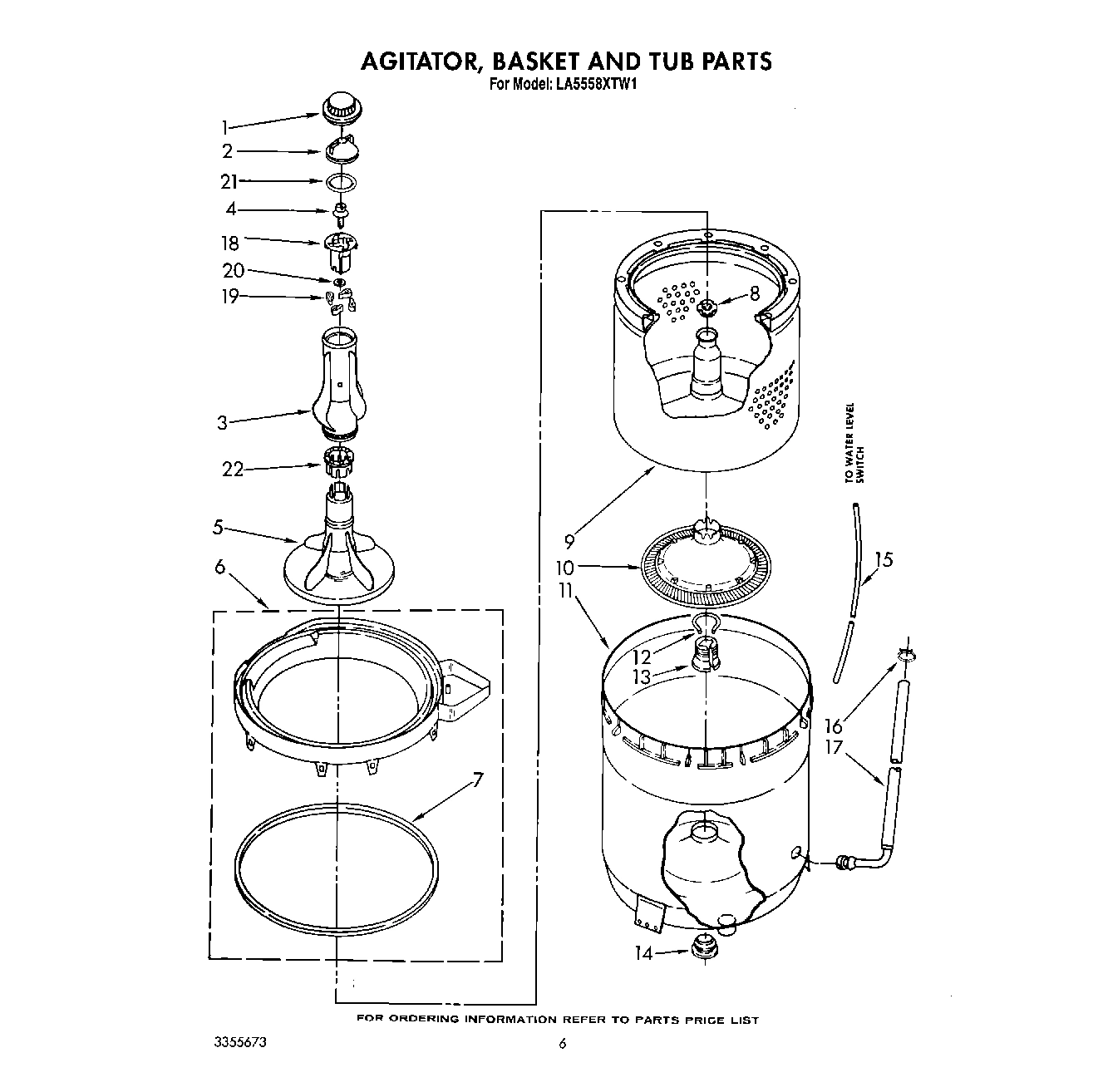 05 - AGITATOR, BASKET AND TUB