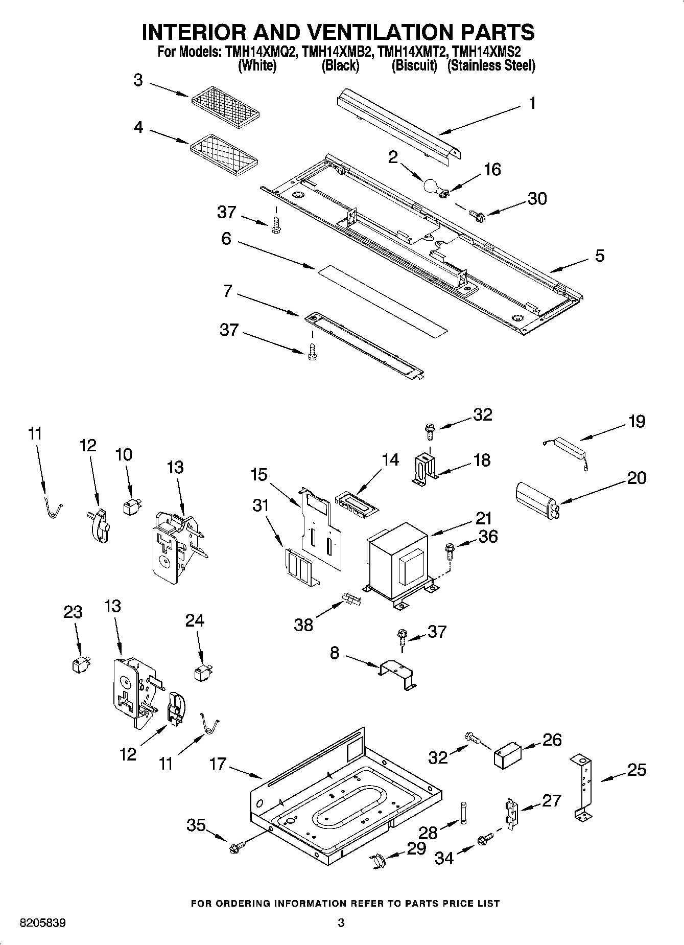 03 - INTERIOR AND VENTILATION PARTS