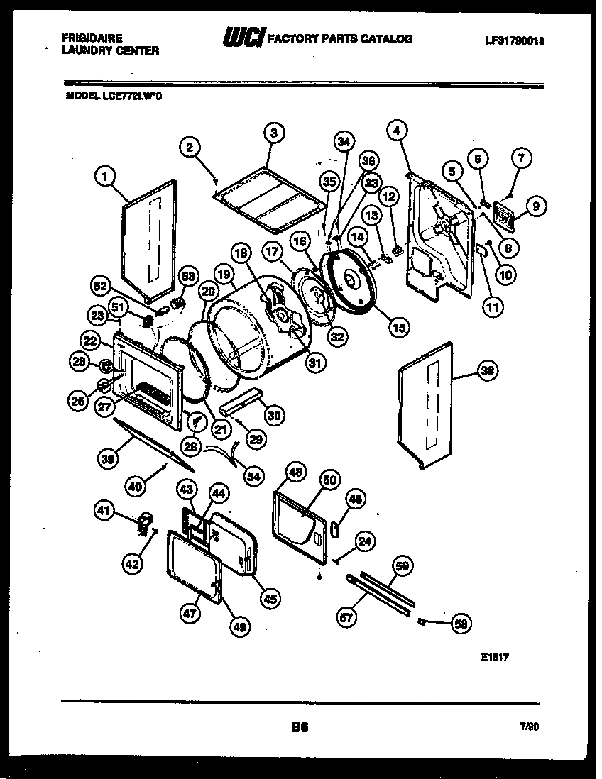 02 - CABINET AND COMPONENT PARTS