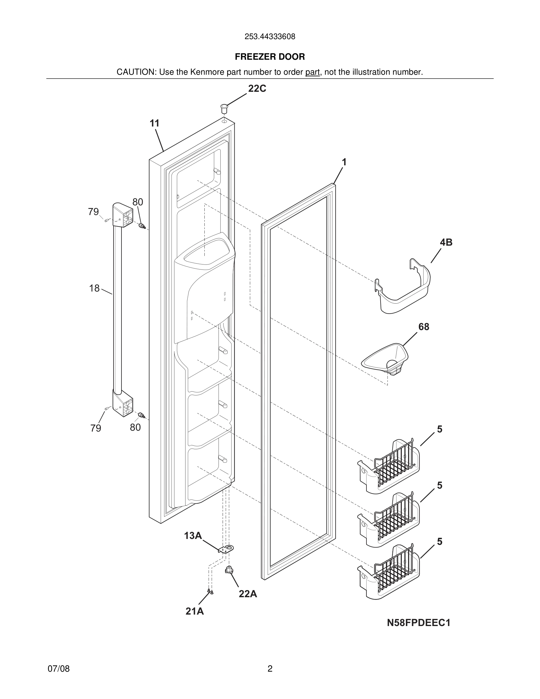 03 - FREEZER DOOR