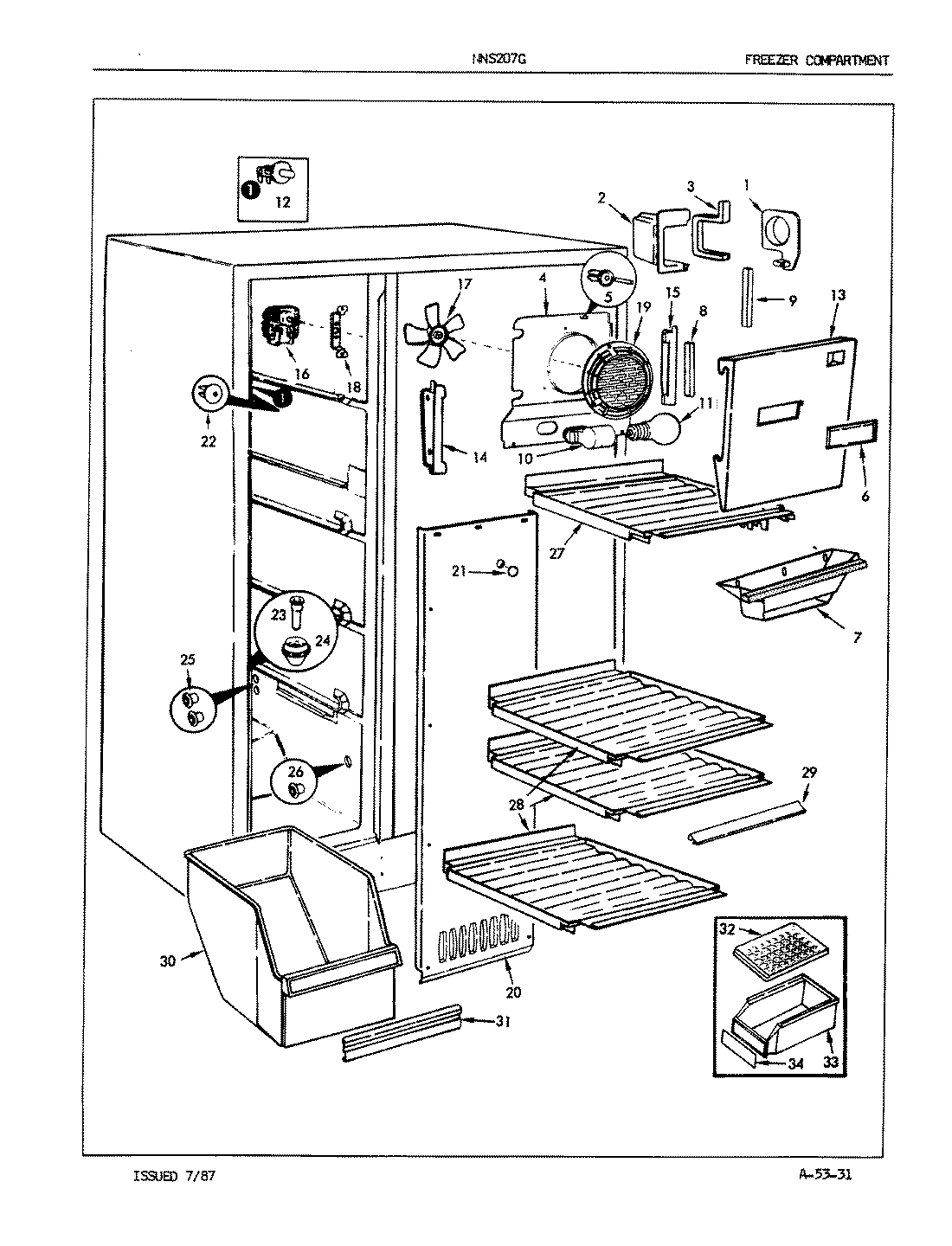 01 - FREEZER COMPARTMENT